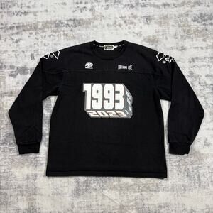 Authentic Bape 2000's WGM Longsleeve Jersey Tee L